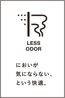 においが気にならない、という快適。