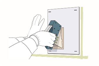 取付方法を示すイラスト