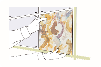 取付方法を示すイラスト