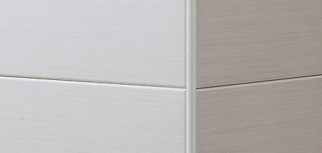 壁見切り材R施工例