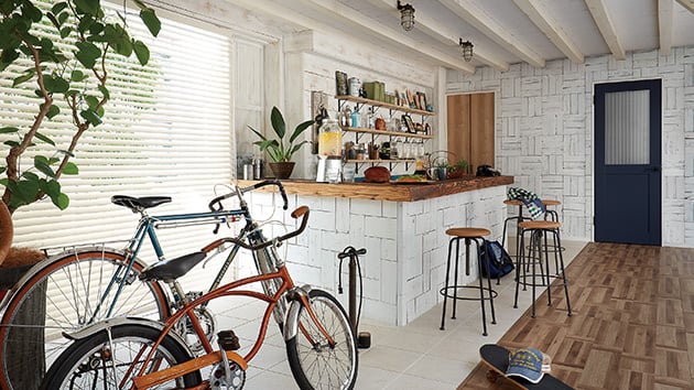 「男前な雰囲気をカラーリングで演出」の参考写真