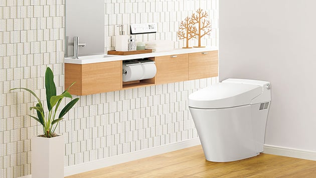 ニオイ対策3. 壁材でトイレを快適空間に