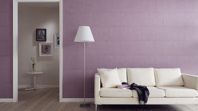 エコカラットプラス④ やわらかな雰囲気のアクセントとなる壁