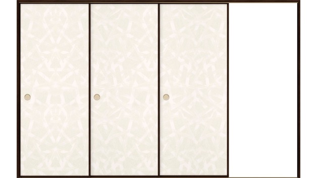 模様付きの扉にする