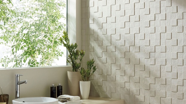 エコカットプラスを使った洗面所の施工事例