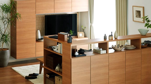 収納の事例② テレビボード周りの収納