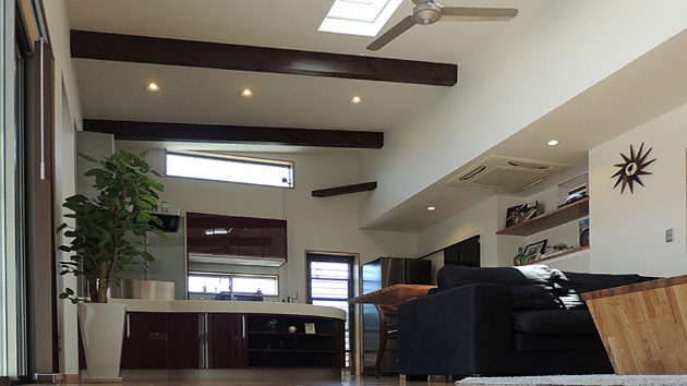 事例③ 梁の見える天井