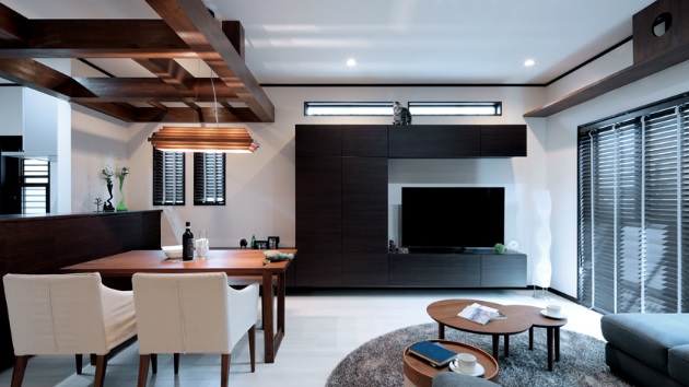 キャットウォークのある家