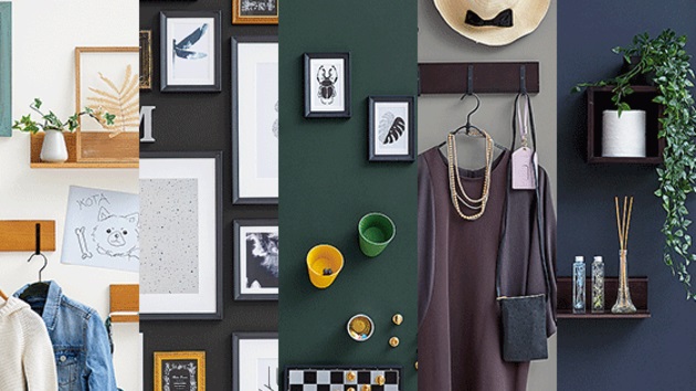 事例②収納もできる壁インテリア