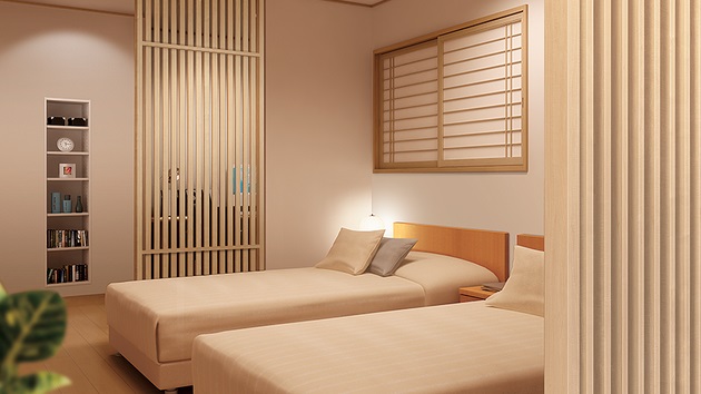 ②仕切りを設置する