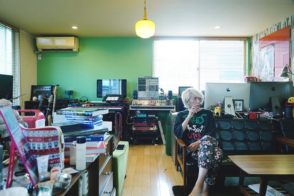 浅野さんの仕事場