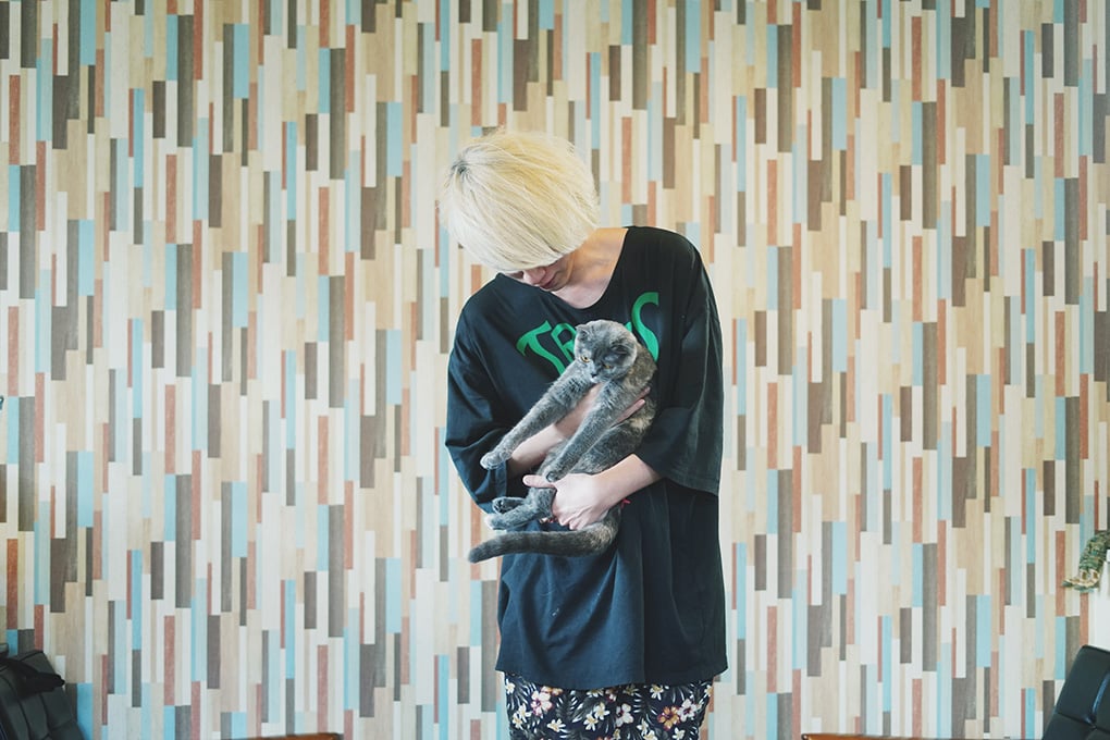 浅野さんと愛猫