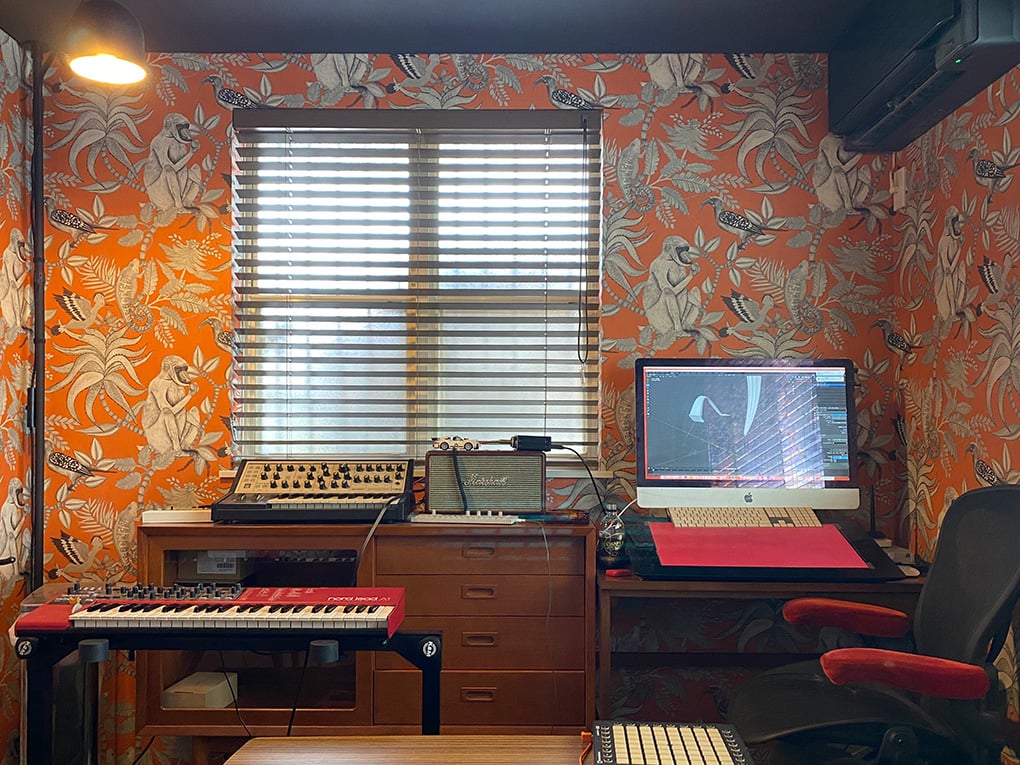 浅野さん宅のご自身の部屋