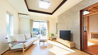 ホテルの一室のようでとても満足／Tさん（2人家族）