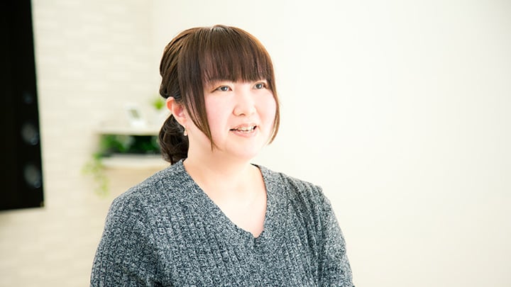 インタビューに答える佐助ママさん