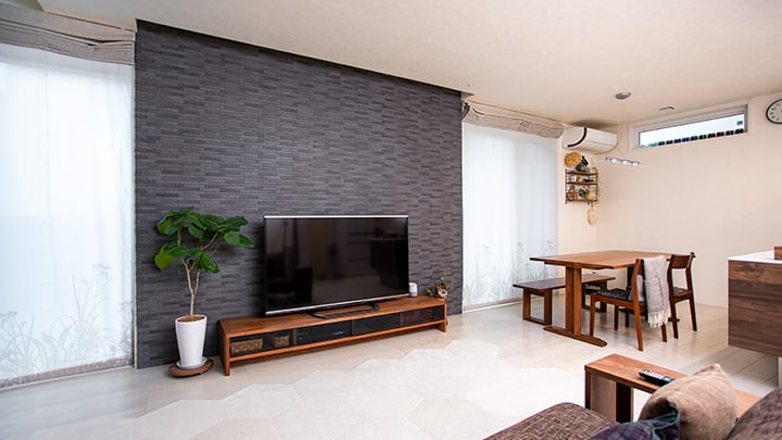 エコカラットを取り付けたリビング