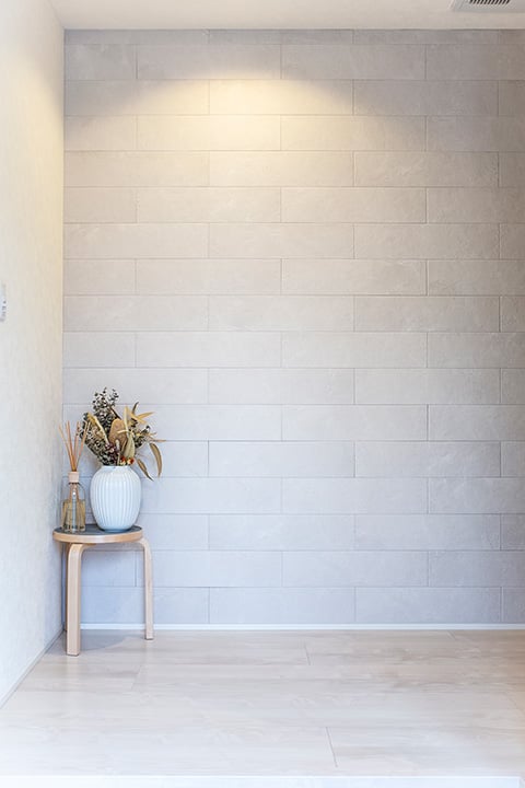 エコカラットを取り付けた玄関