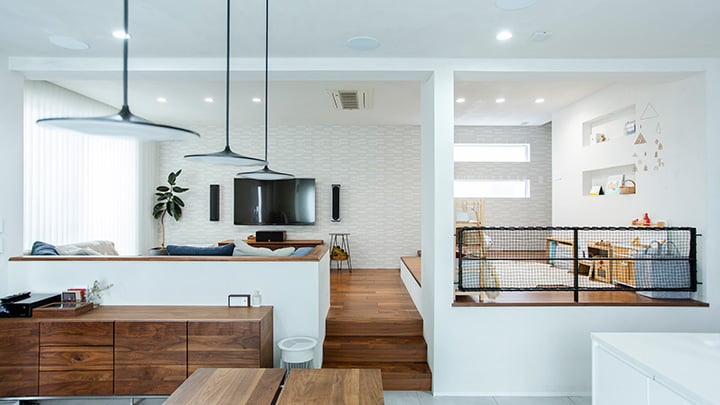 yukiさん家のリビング全体